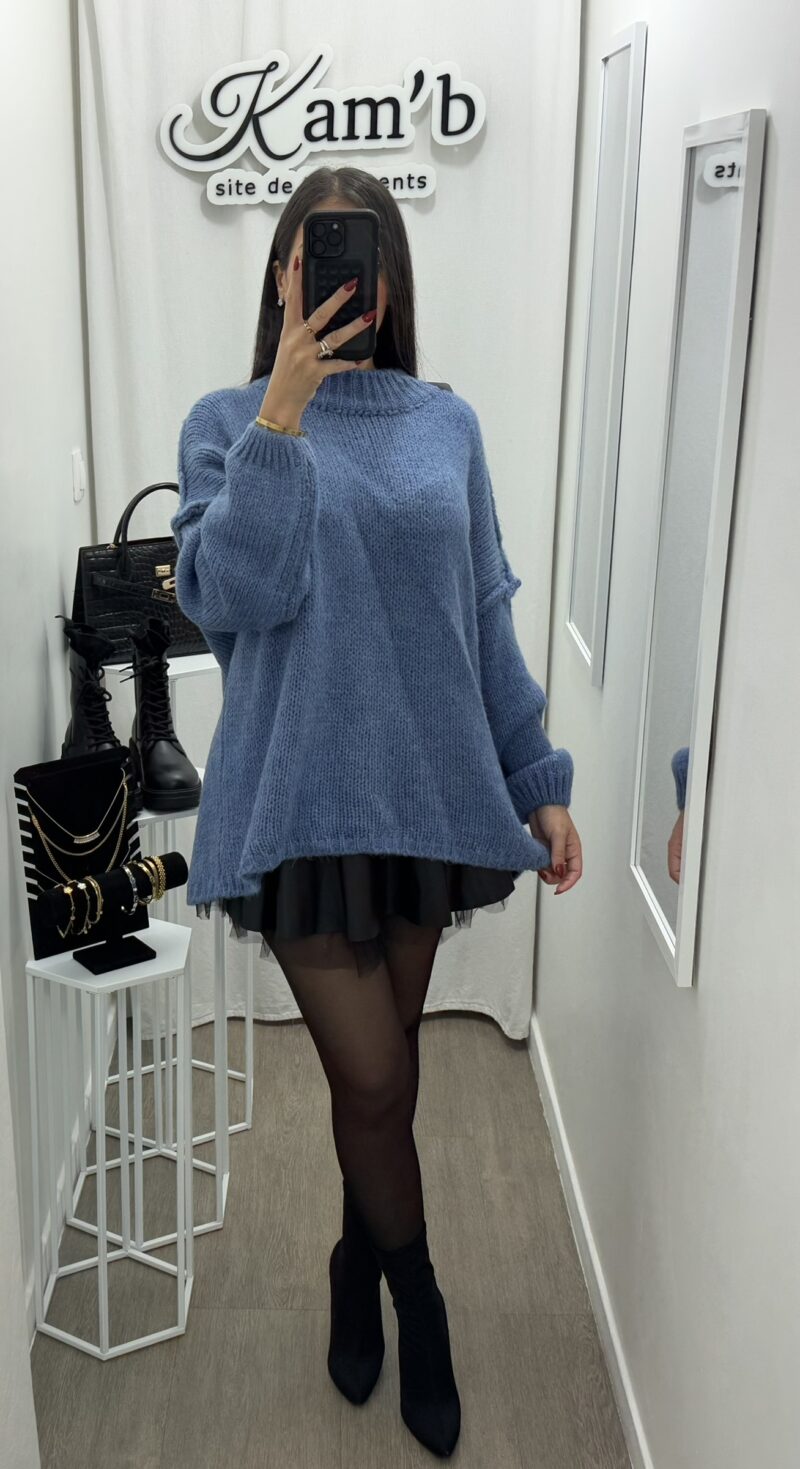 Pull Bleu Doux – Image 2